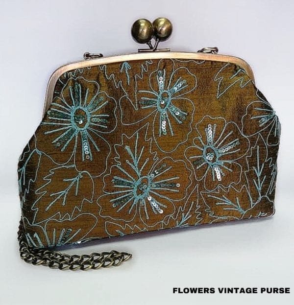 Flowers Vintage Purse