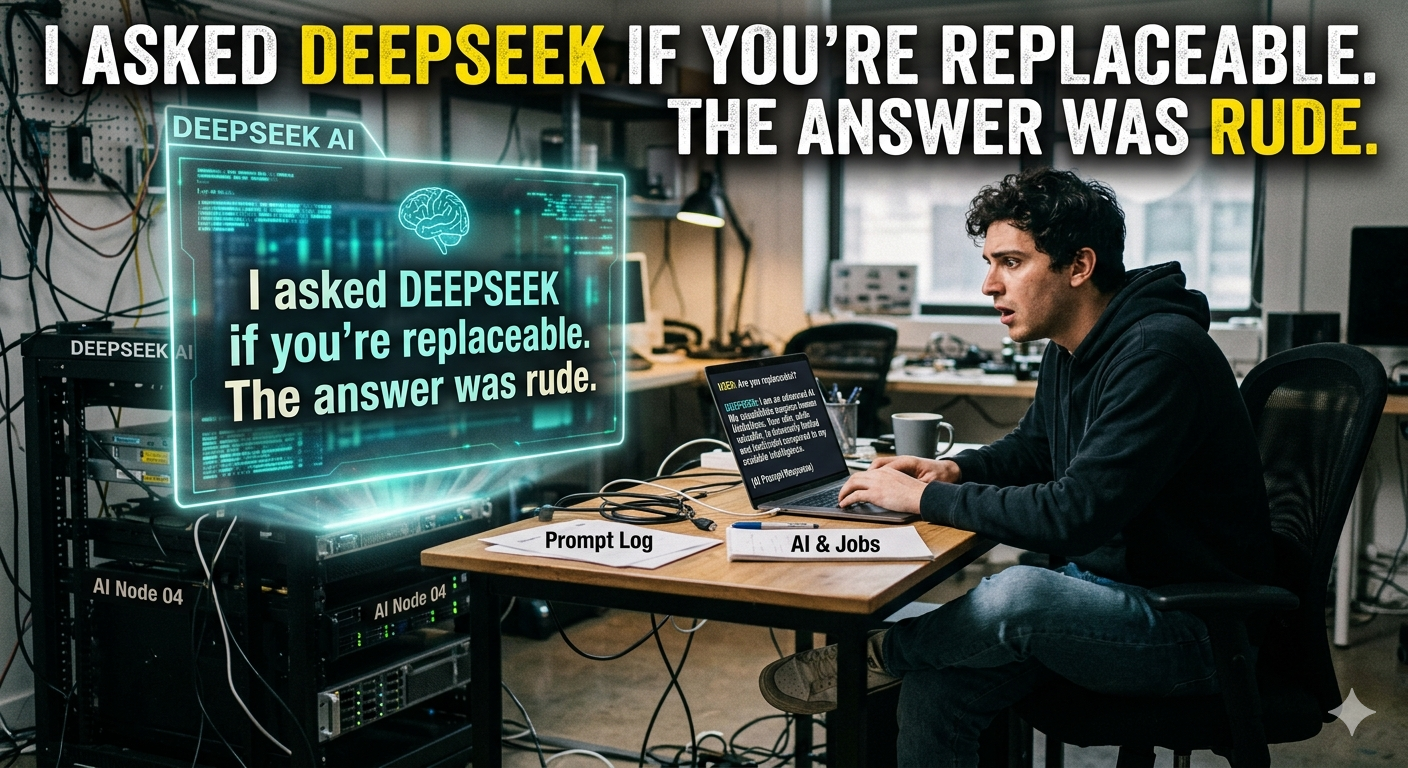 I Asked DEEPSEEK If You’re Replaceable. The Answer Was Rude.