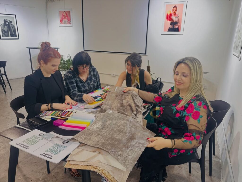 Selective patterns textile collection with Executive Womenglobal TEAM Krystel Eid Cosette Awa 4 - Executive-Women D.Space: A Heartfelt Night of Culture, Collaboration & Custom Design with Nadine Lawandos