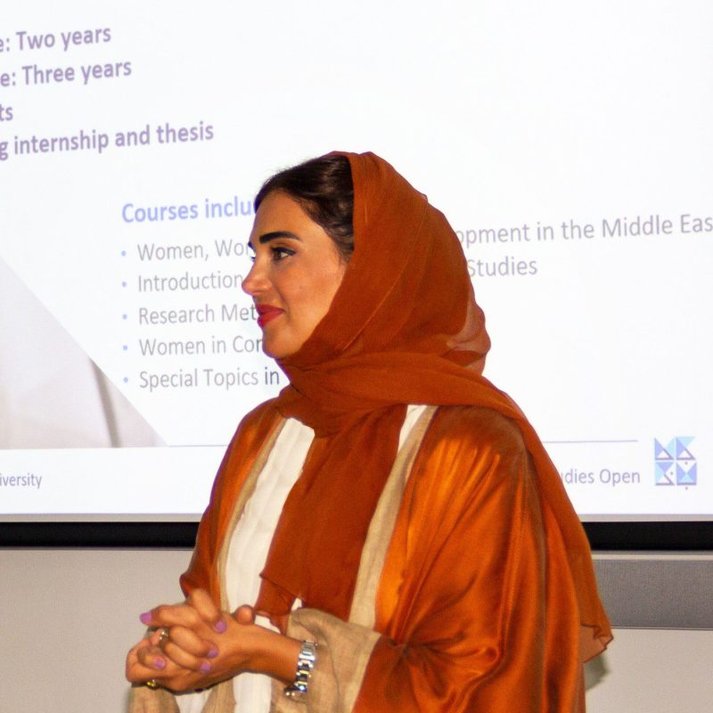 Dr. Amal Al Malki : For only in our unity we will be able to change our reality.