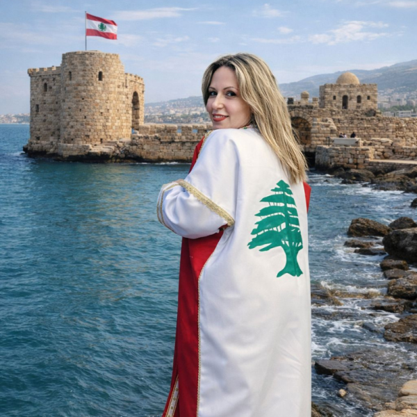 Wearing Heritage Across Borders at the 2025 Pride of Nation Awards - Nadine Lawandos