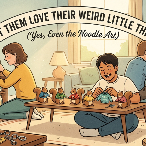 Let Them Love Their Weird Little Thing (Yes, Even the Noodle Art)