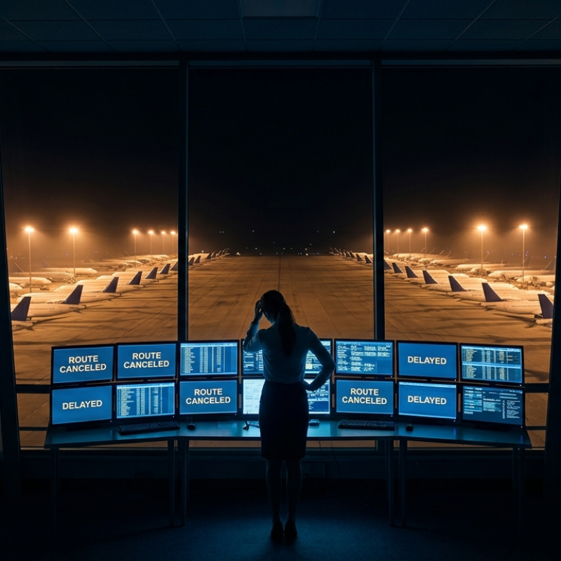 When the World's Highways Closed: The Human Price of a Grounded World