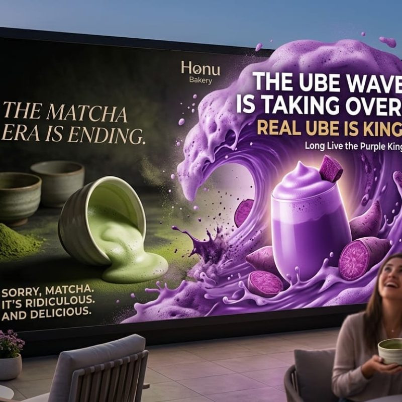Sorry Matcha, You Had a Good Run. Honu Bakery Just Declared the Ube Wave.