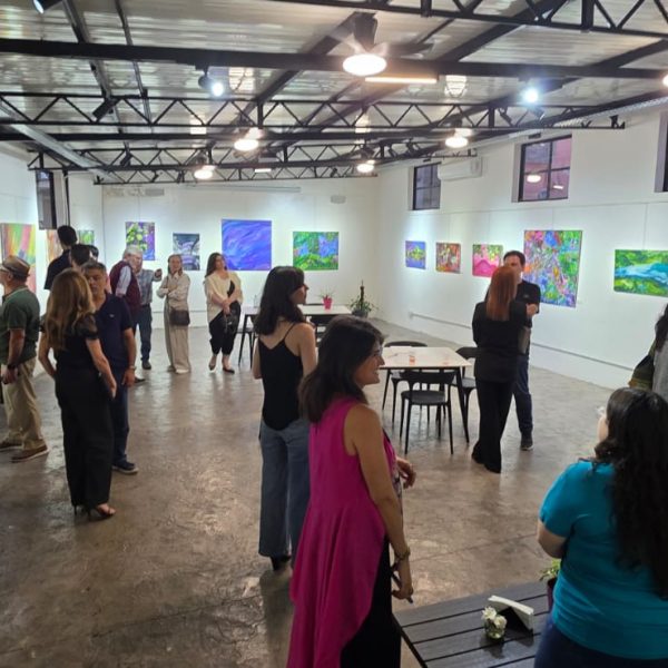 The Night Colour Found Its Voice: Fares Sultan's First Solo Exhibition Opens to a Full House at D.Space