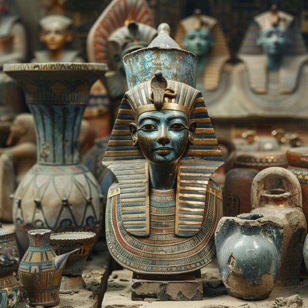 view ancient temple tomb from ancient egyptian times 1